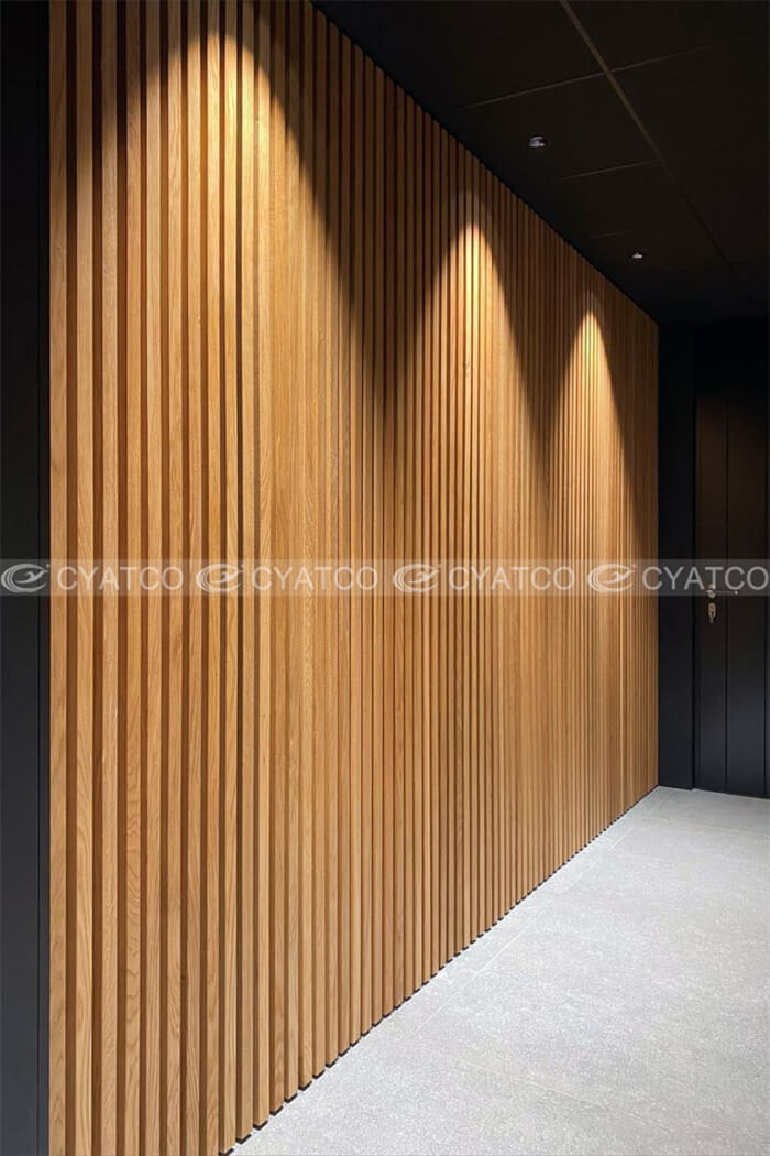 Office Vertical Wood Slat Walls (1)