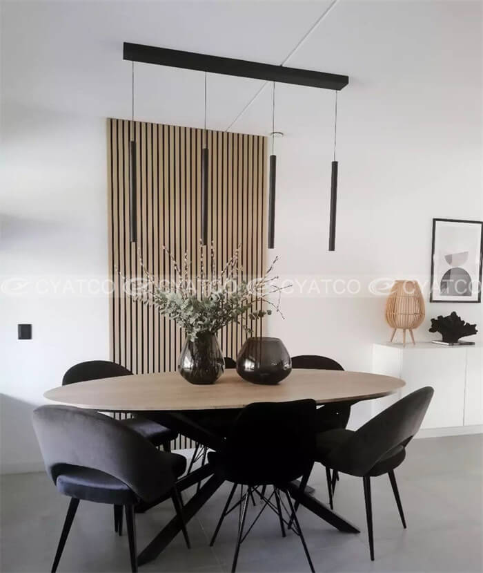 Wood Slat Dining Room Walls (16)