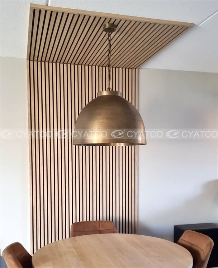 Wood Slat Dining Room Walls (3)