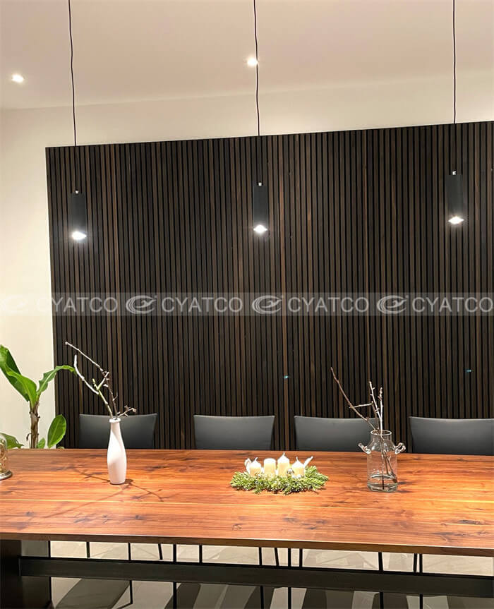 Wood Slat Dining Room Walls (5)