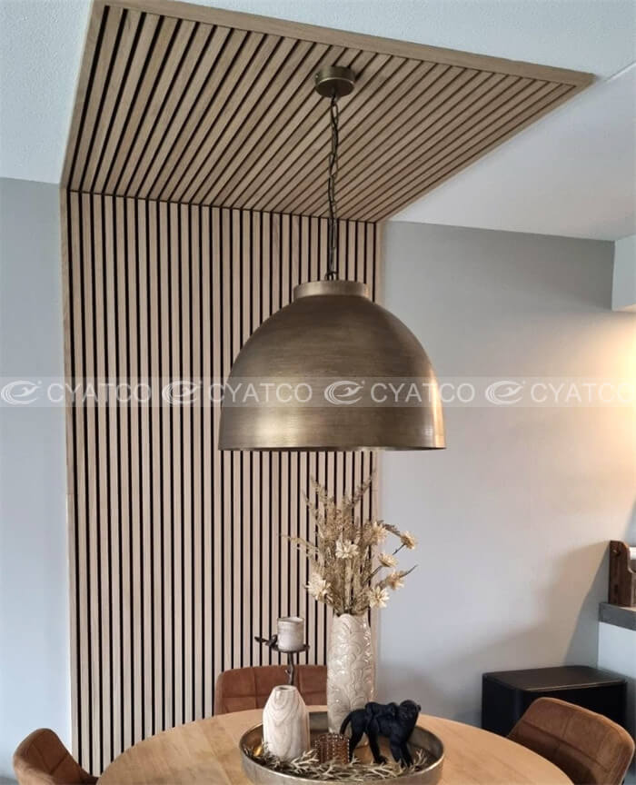 Wood Slat Dining Room Walls (6)