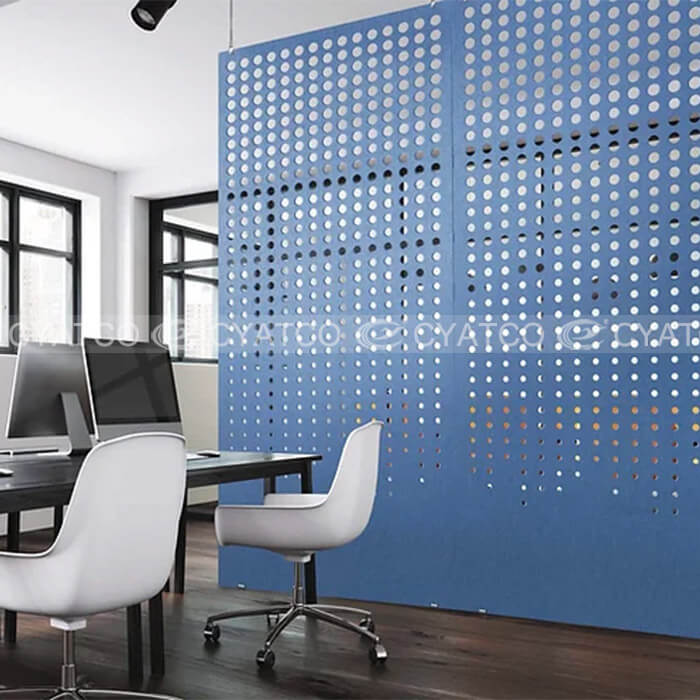Bespoke Gradient Perforated Facade Acoustic Screens
