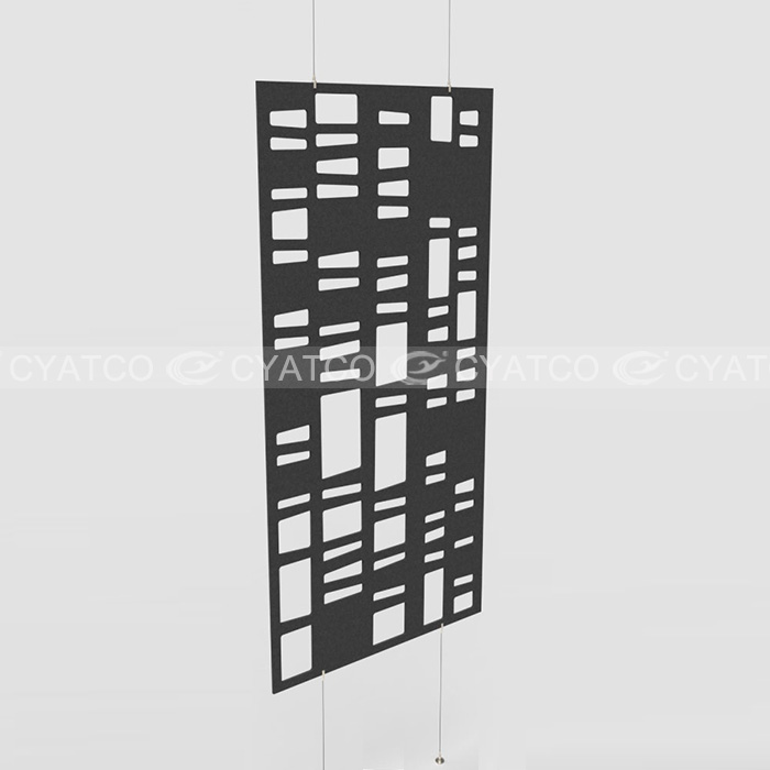 Polyester Fiber Hanging Room Divider, Screen Panel