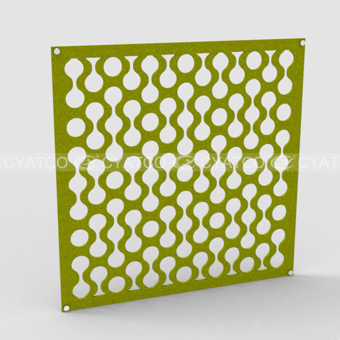 Polyester Fiber Acoustic Panel Carving Square