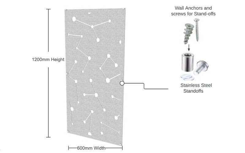 Bespoke Odorless PET Felt Acoustic Panels Rectangle 600*1200mm