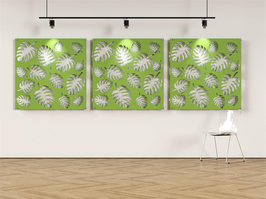 Carved Felt Acoustic Wall Panel Customizable