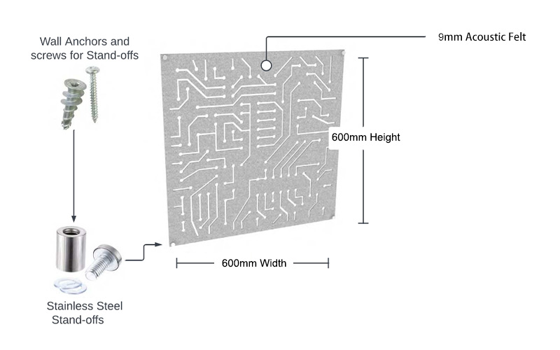 Durable Felt Wall Panel Sound Dampening