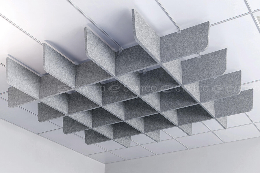 12mm PET Acoustic Panels Ceiling Clouds