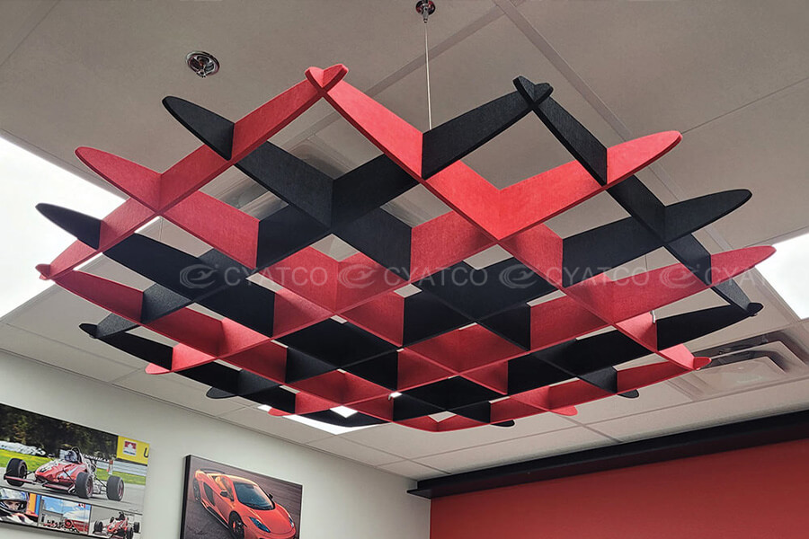 9mm PET Acoustic Panels Ceiling Clouds