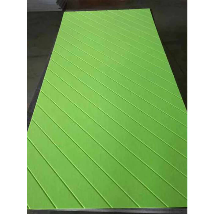 Diagonal Grooved Polyester Fiber Wall Panel