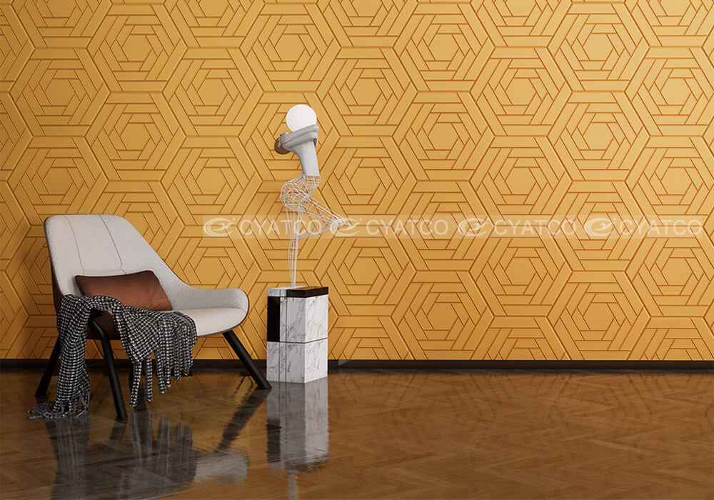 Affordable Price Hexagon Acoustic Panels Office Accent Walls Case 2