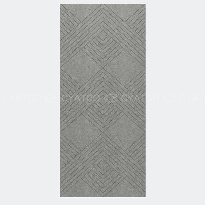 100% Recycled PET Knit Grooved Acoustic Panel