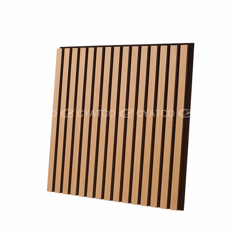 600 x 600 mm Maple Wood Veneer Akupanel Eco-Sustainable Sound Absorbing Panel