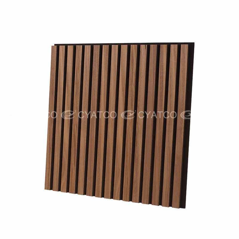 600 x 600 mm Wood Veneer Akupanel Acoustic Panels for Interior Wall Decor