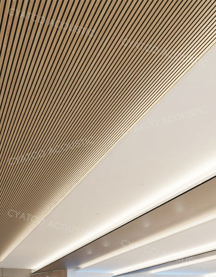 Guangzhou Financial Securities Conference Room Acoustic Ceiling Akupanel Case Detail Image