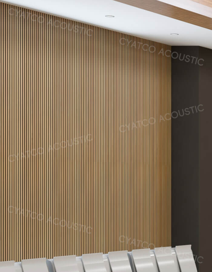 Shanghai International School basketball hall acoustic akupanel case (2)