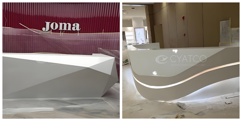 Glass Fiber Reinforced Gypsum Reception Counters Cases (3)