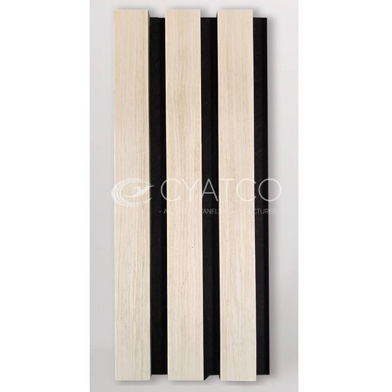 CYK01N - Vertical Wood Slat Wall Panels Customized