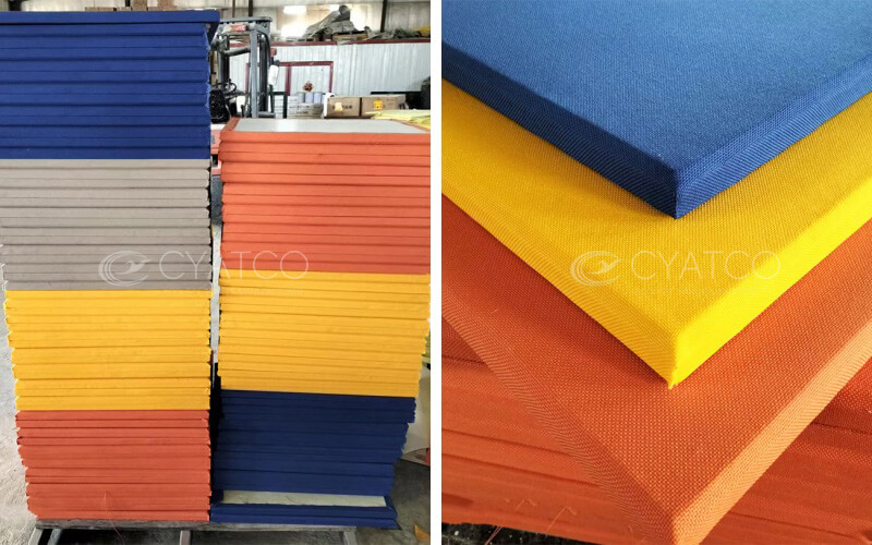 Multiple Colour Fabric Wrapped Acoustic Panel