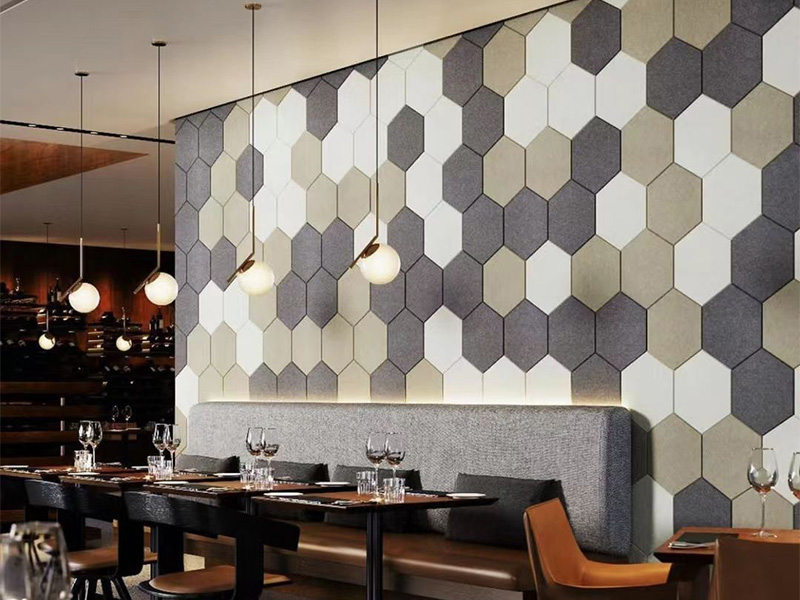 Hexagonal Acoustic Wall Tiles (7)