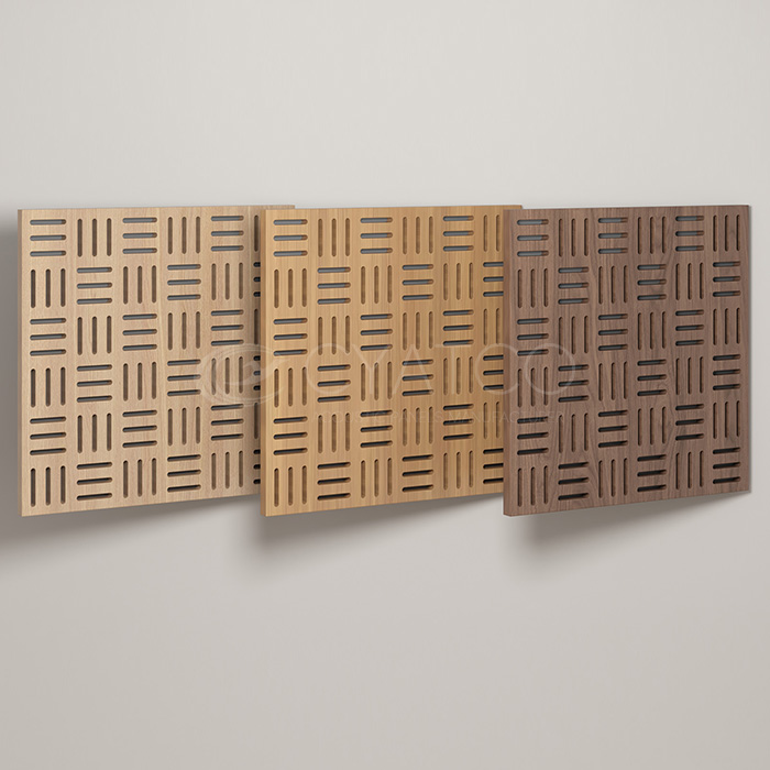 Perforated Oak Wood Acoustic Board