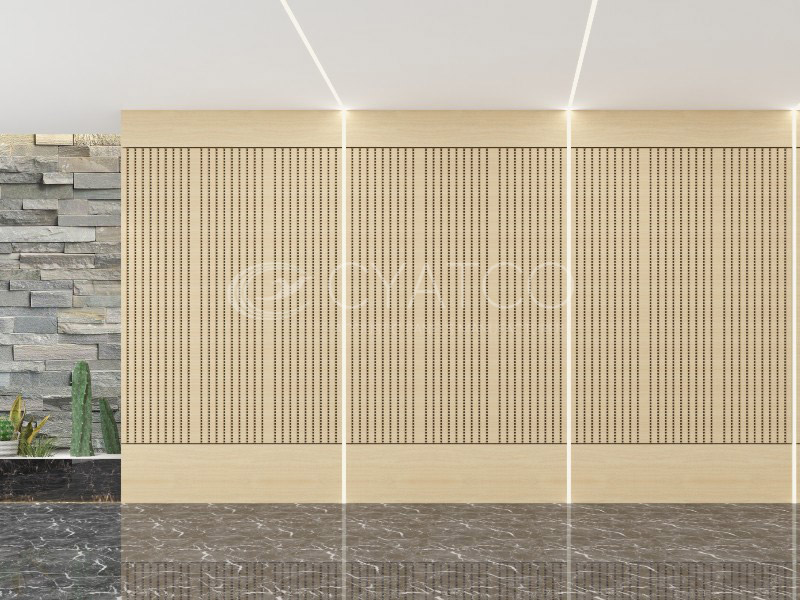 Perforated Timber Acoustic Panels Solution (2)