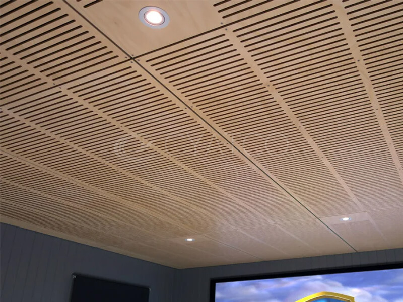 Perforated Wooden Ceiling Panels Acoustic System (7)