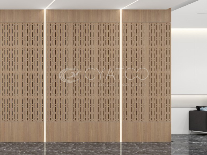 Perforated Wooden Sound Absorbing Panels OEM (1)