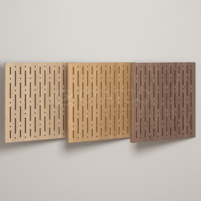 Perforated Wooden Sound Absorbing Panels OEM (1)