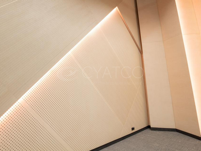 Perforated Wooden Sound Absorbing Panels OEM (3)