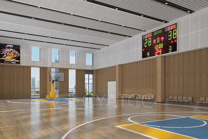 Community Basketball Court Acoustic Panel Minimize Noise in Establishments (3)