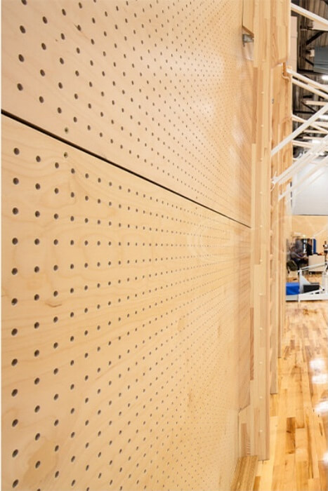 Perforated Wooden Acoustic Panel