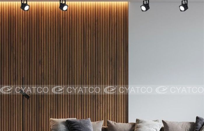 wood slat soundproof paneling_european retro style_Sofa Background Wall (3)