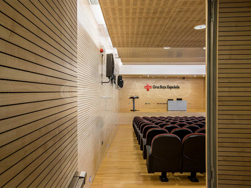 Acoustic Grooved Wood Wall Paneling Solutions (1)