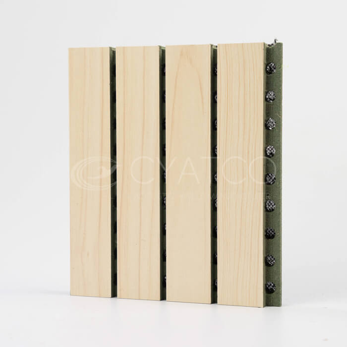 Sound Damping Grooved Wood Wall Panels (2)