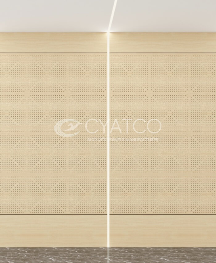 Commercial Space Perforated Wall Panel Design (10)