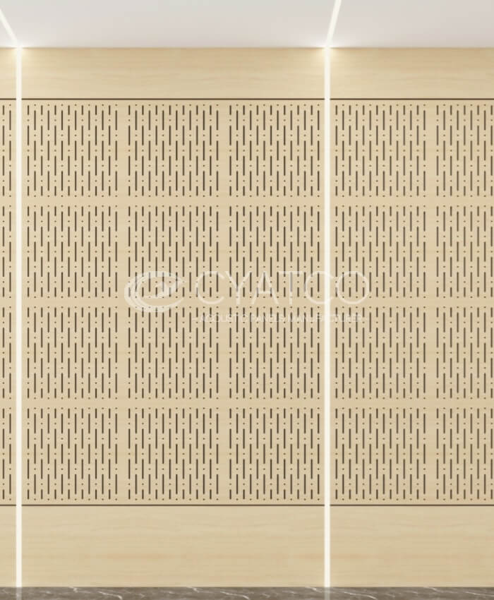 Commercial Space Perforated Wall Panel Design (11)