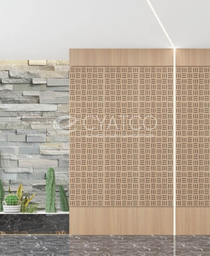 Commercial Space Perforated Wall Panel Design (4)